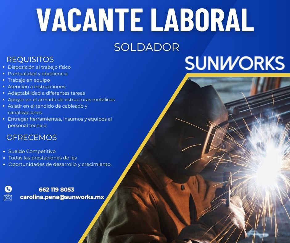 Sunworks - Vacante Soldador